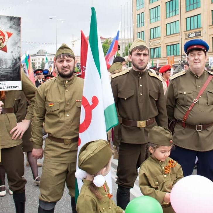 В Магасе прошла акция Бессмертный полк